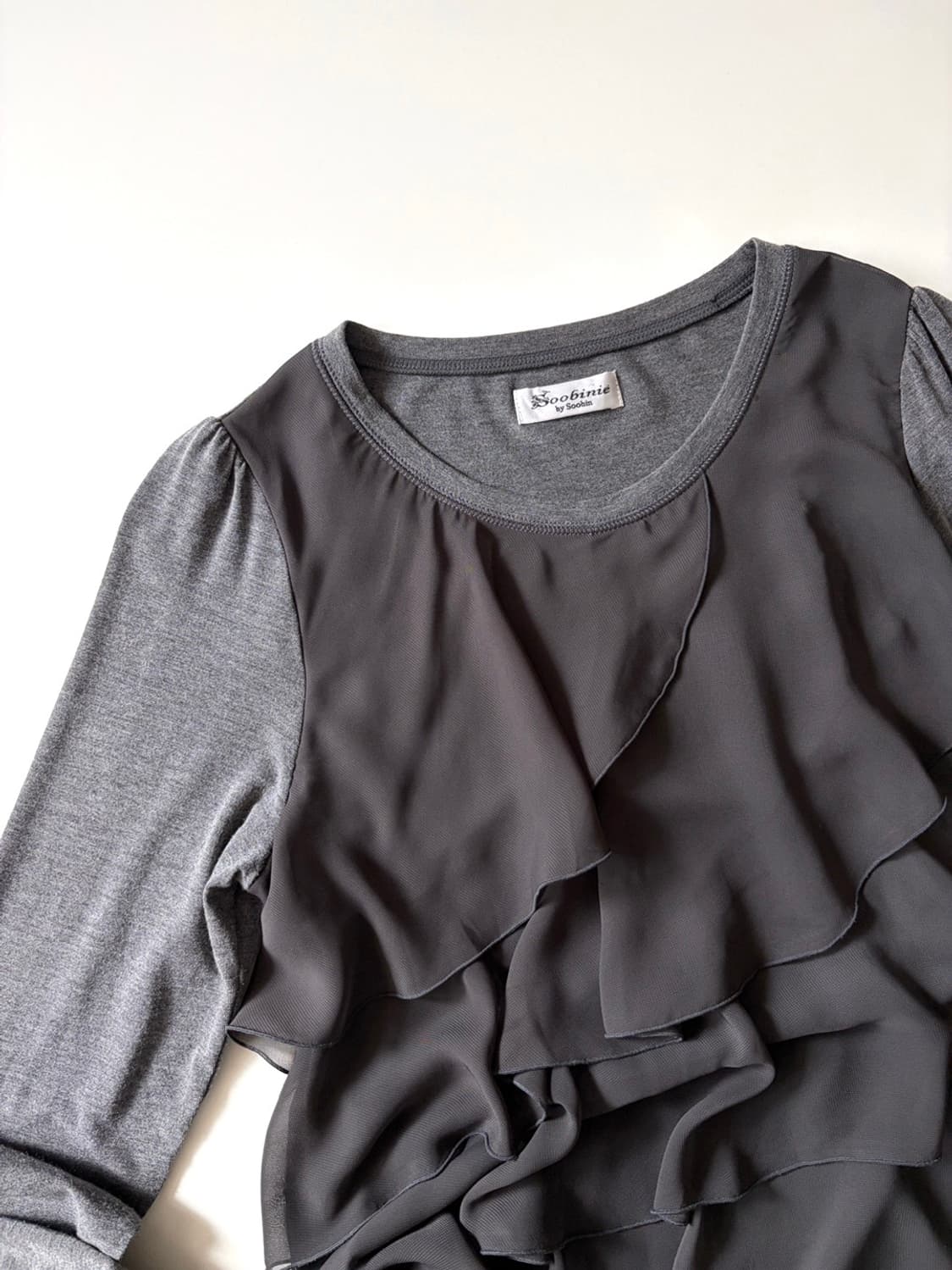 ruffle long sleeve top 상품이미지6