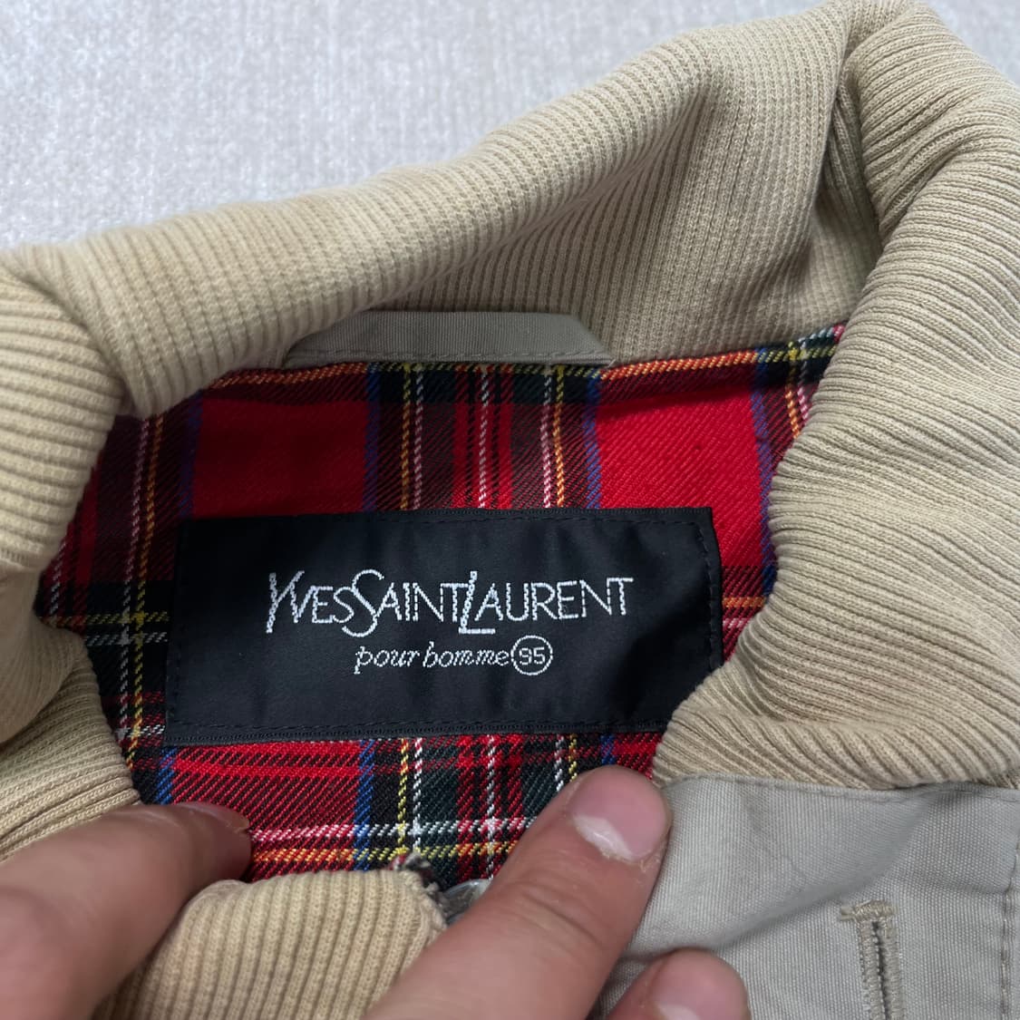 100 입생로랑 90s 바라쿠타 블루종 자켓 상품이미지3