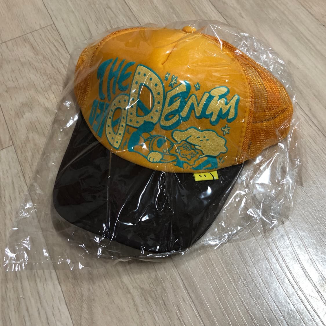 캐피탈 데님 다이드 트러커 캡 브라운 옐로우 상품이미지3