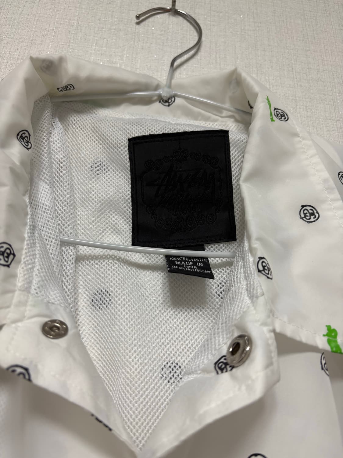 Stussy Logo coach Jaket 상품이미지4