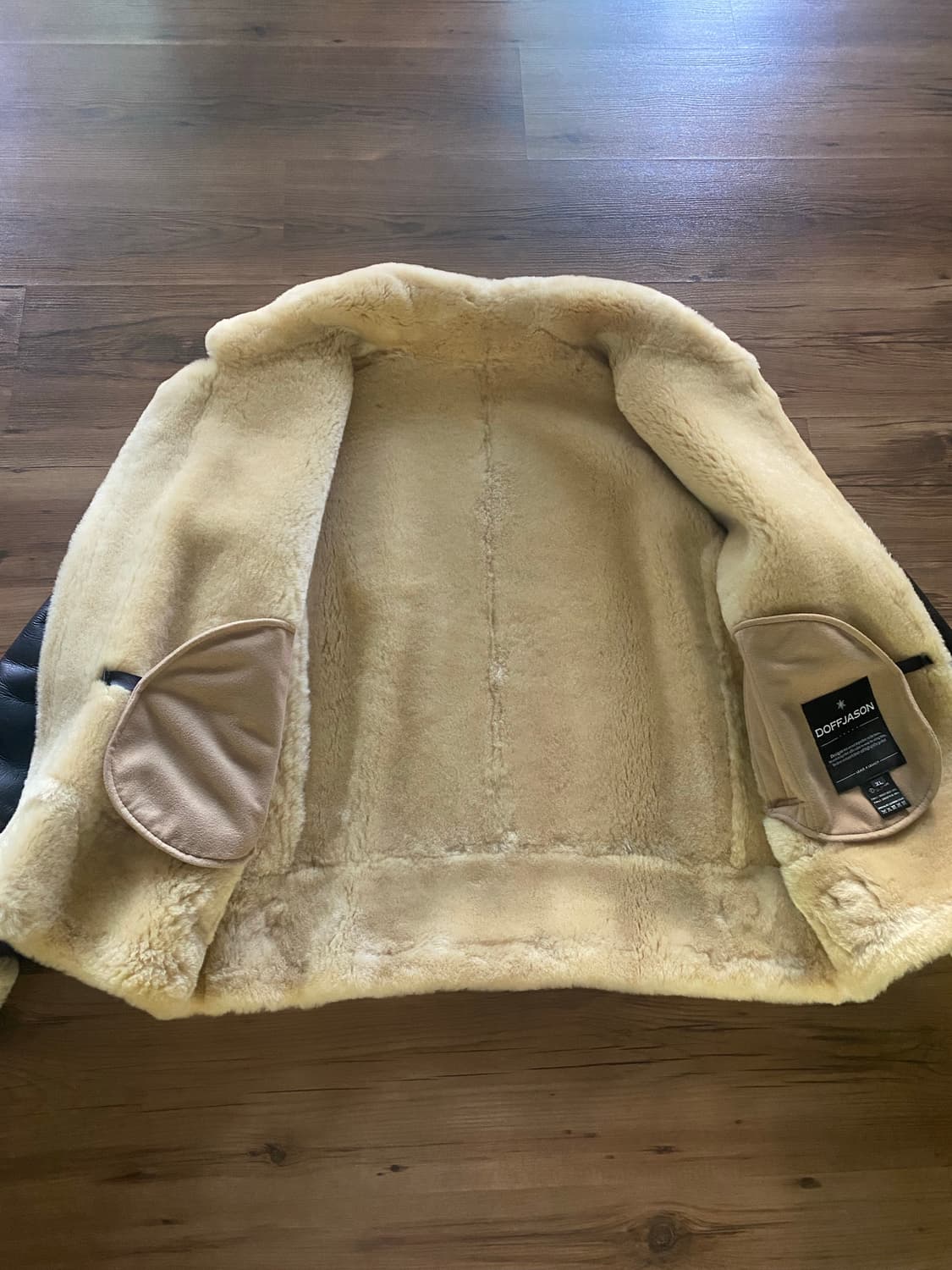 도프제이슨 레더무스탕 브라운 XL 상품이미지3