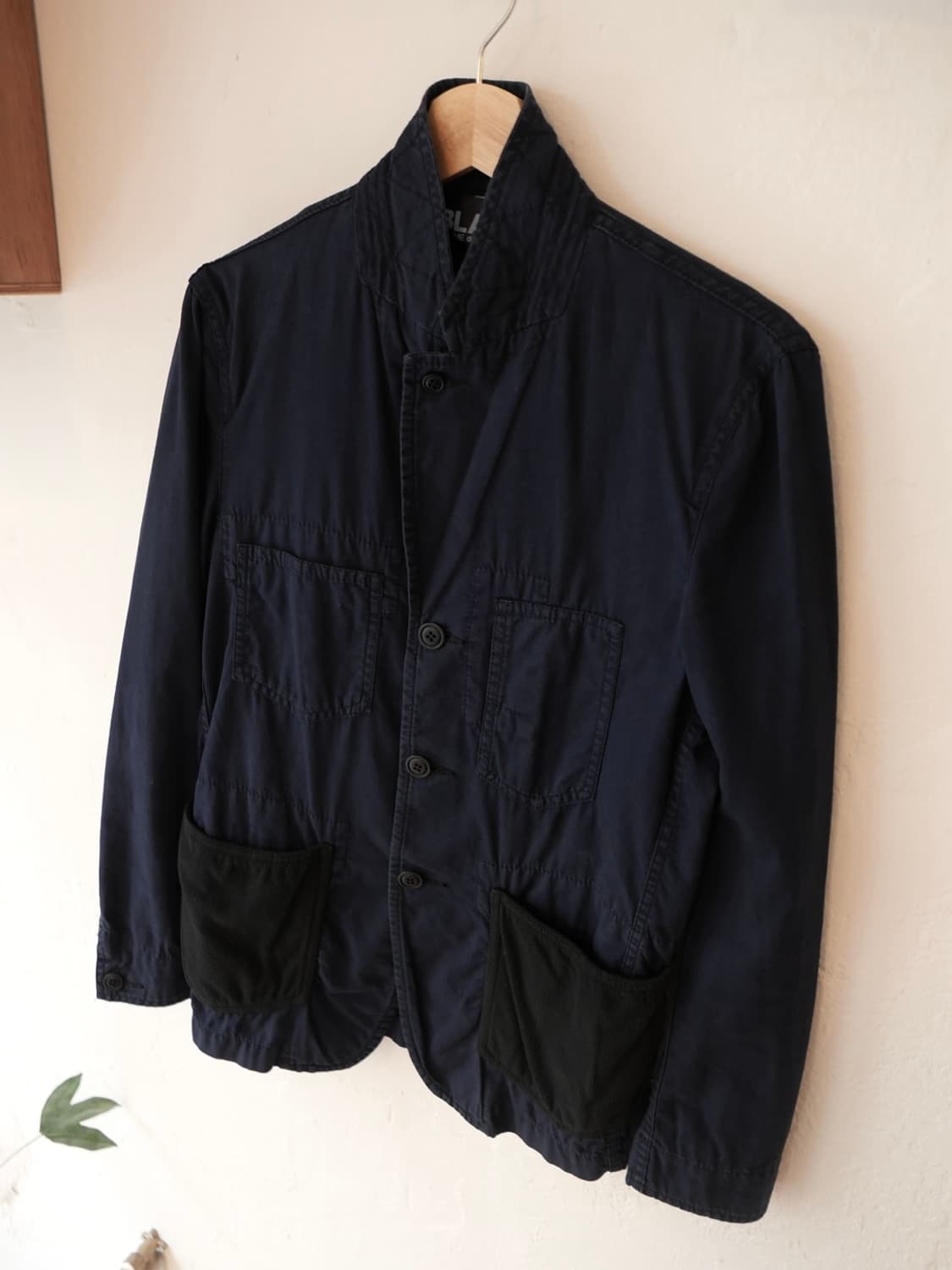 꼼데가르송 블랙 블레이저 자켓 상품이미지2