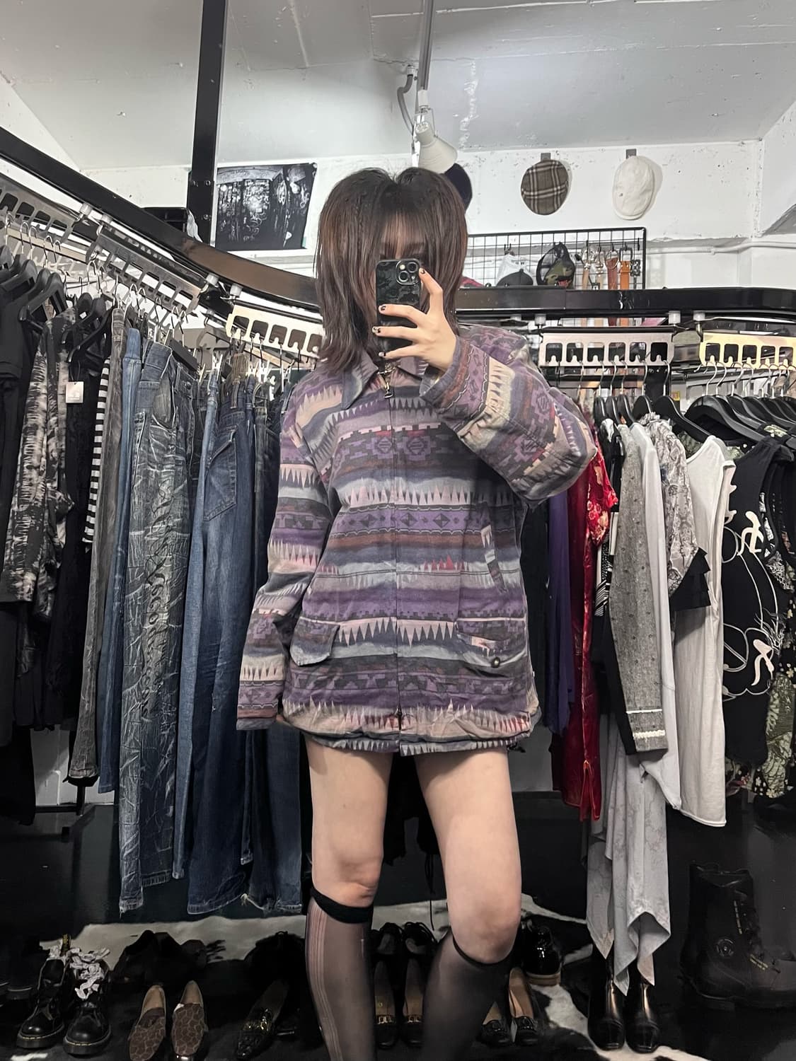 웨스터 오버핏 집업 봄버 상품이미지1