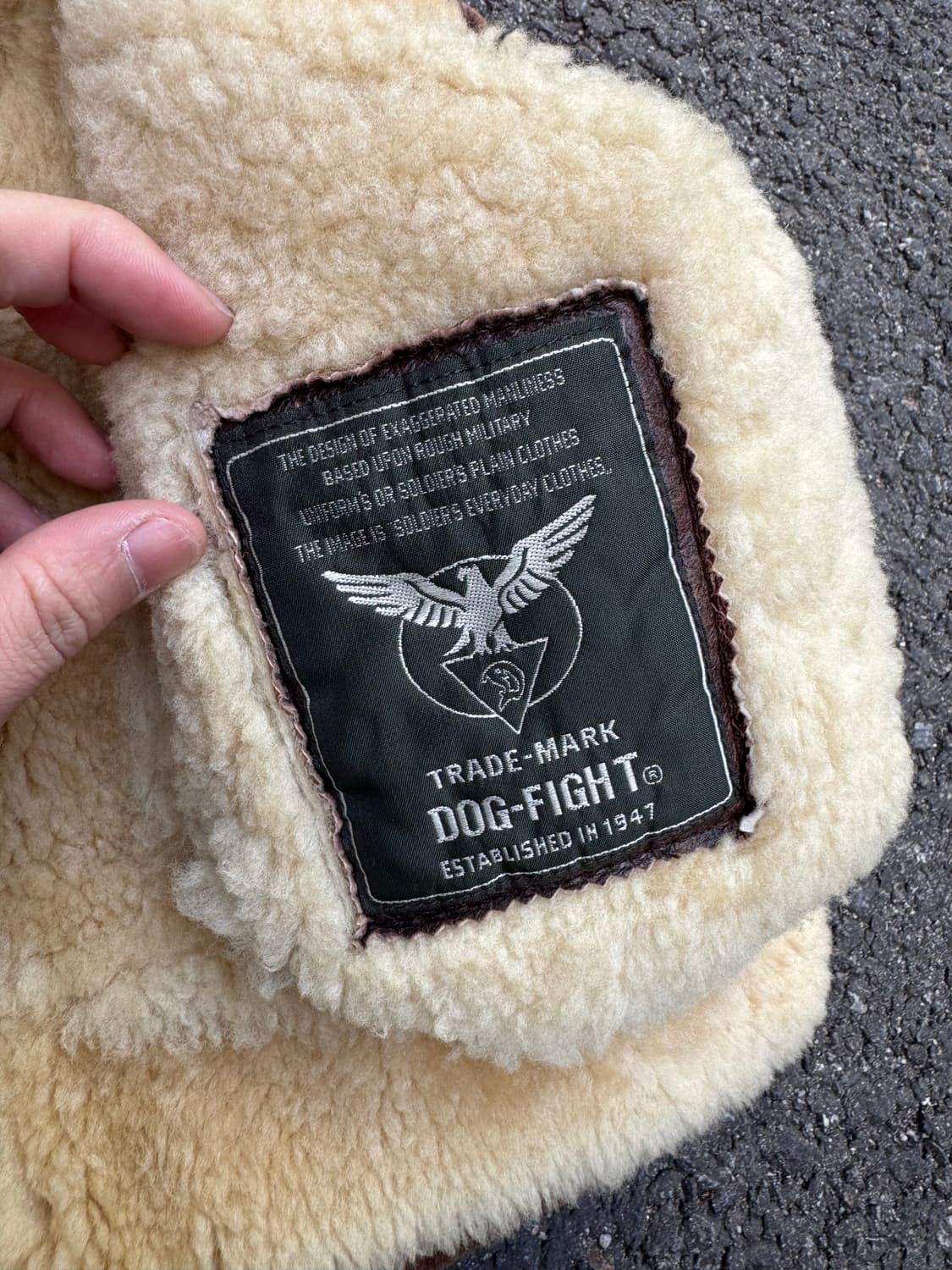 80s 도그파이트 토글 N-2B 무스탕 가죽자켓 상품이미지5