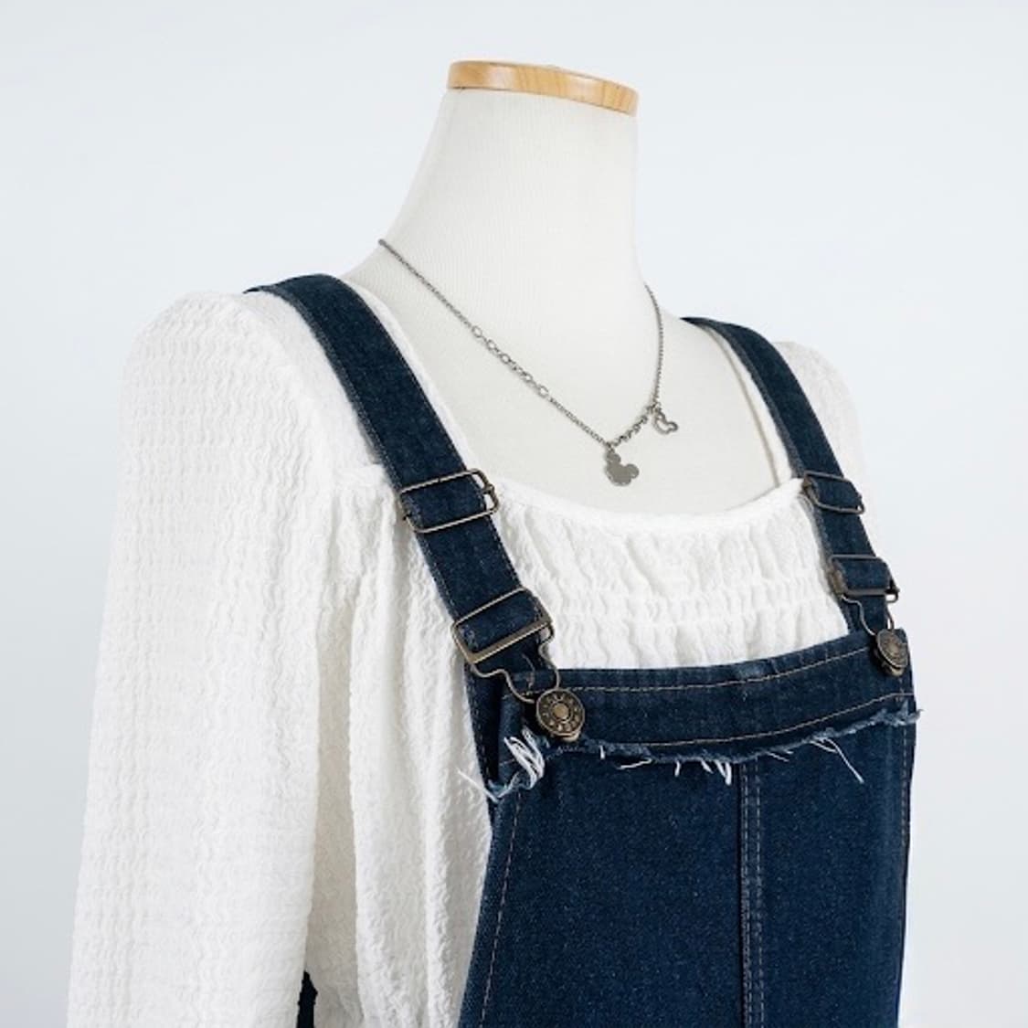 데님 멜빵치마 상품이미지3