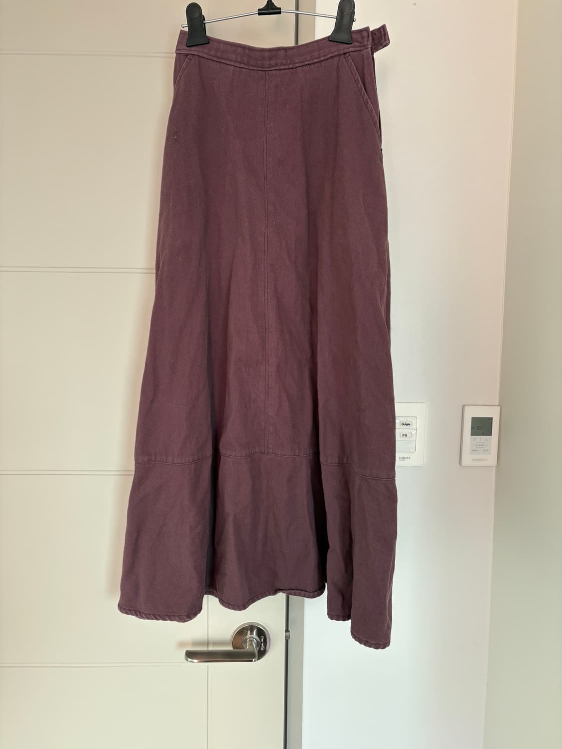 니코앤드 롱 데님 스커트 (퍼플) 상품이미지1