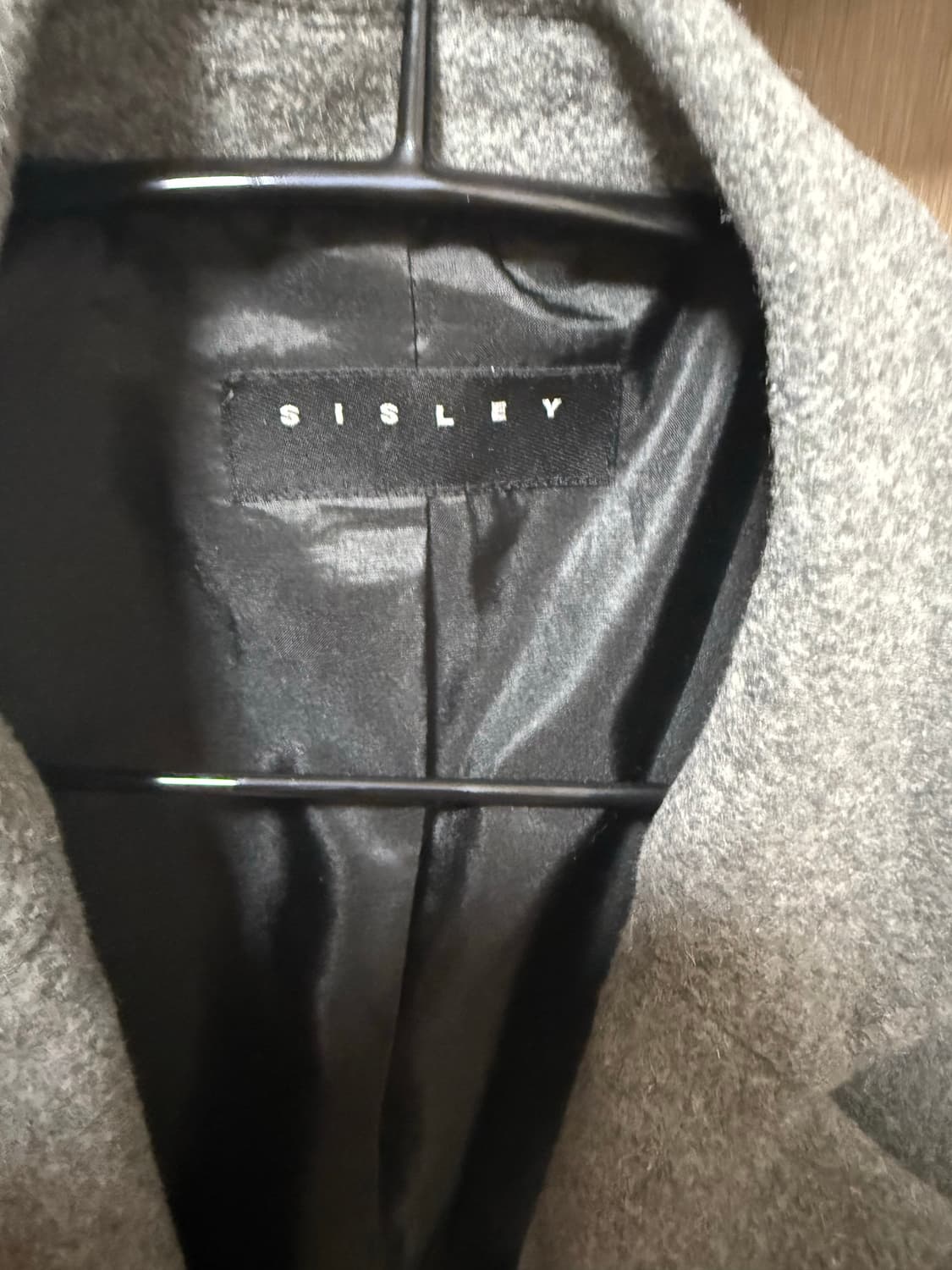 시슬리 그레이 울 정장 자캣 상품이미지2