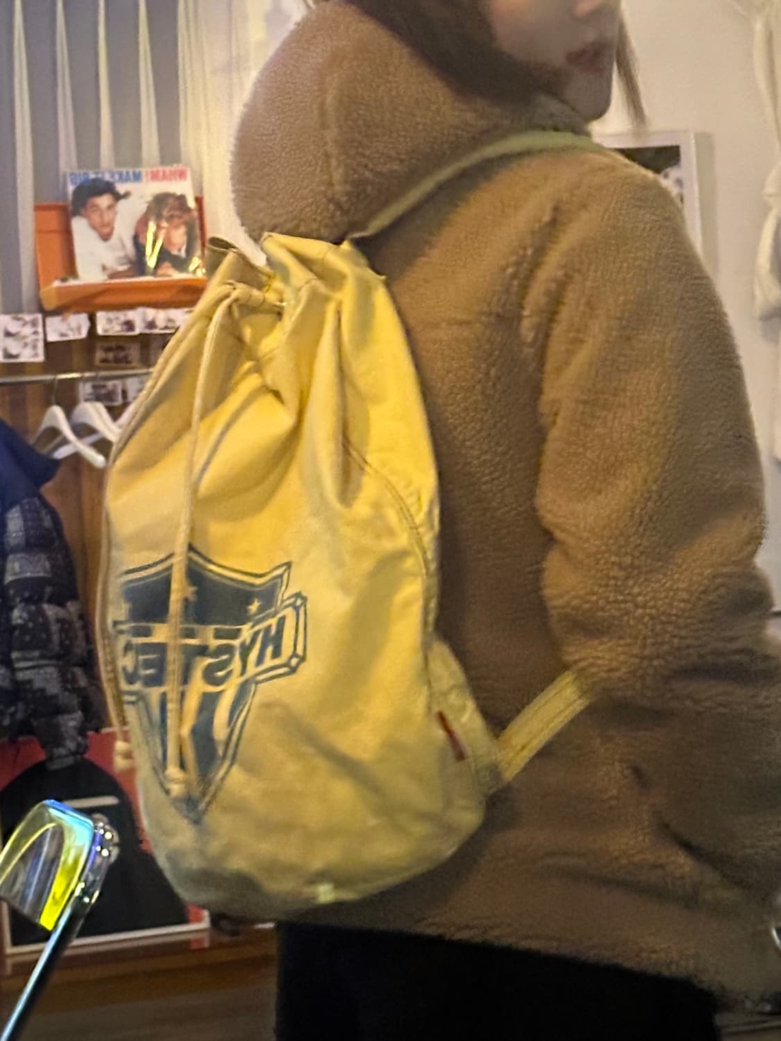 (착샷o) Hysteric Glamour 히스테릭글래머 더플백팩 옐로우 상품이미지8