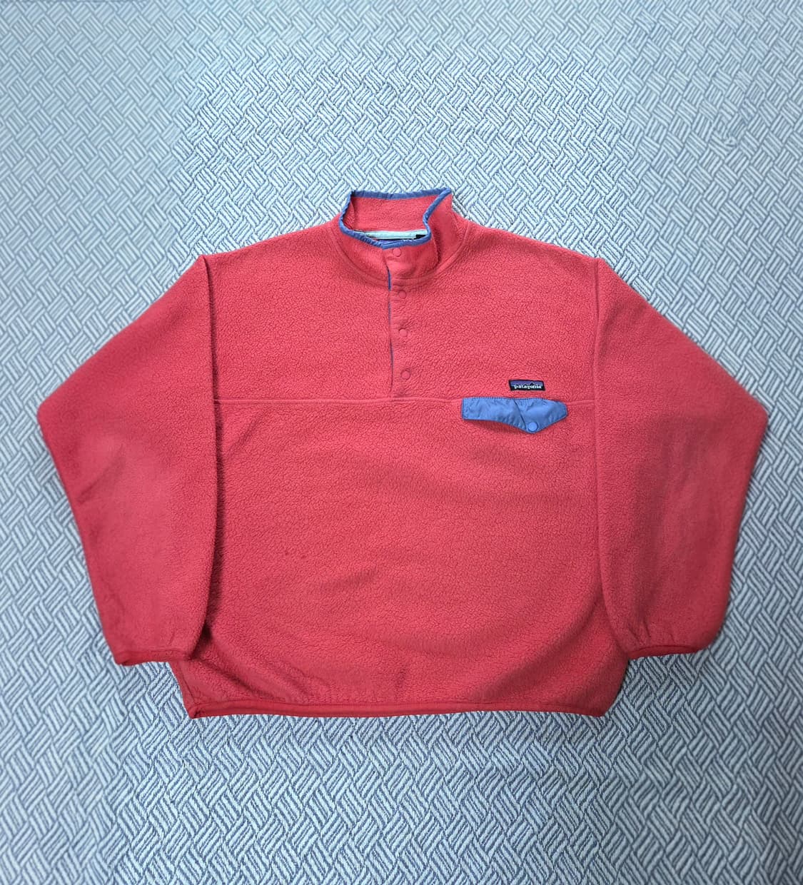 (L)파타고니아 90s 다홍색 신칠라 빈티지빙크, 레드핑크 상품이미지1