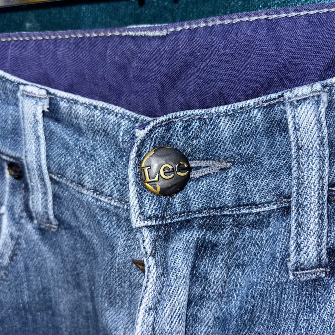(32) 00s Lee 연청 데님 팬츠 상품이미지4