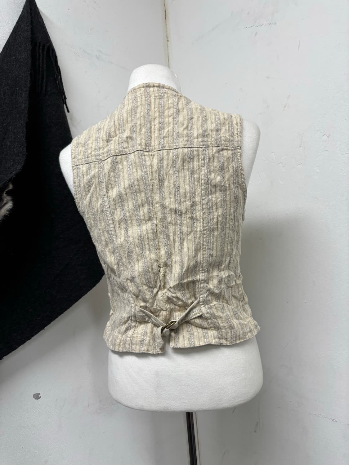 vintage Stripe Crop Vest 상품이미지4