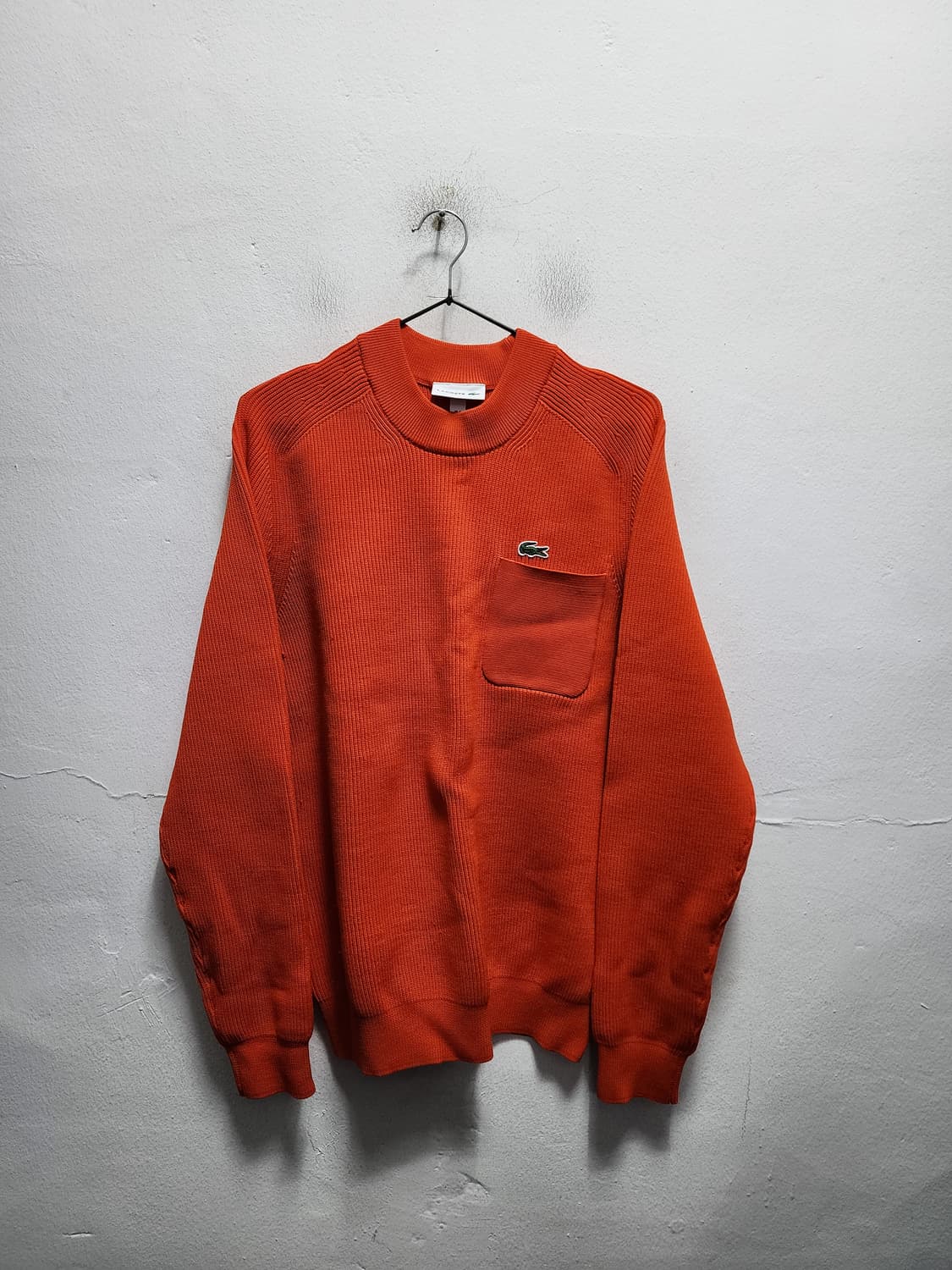 라코스테 오렌지색 포켓 니트 상품이미지1