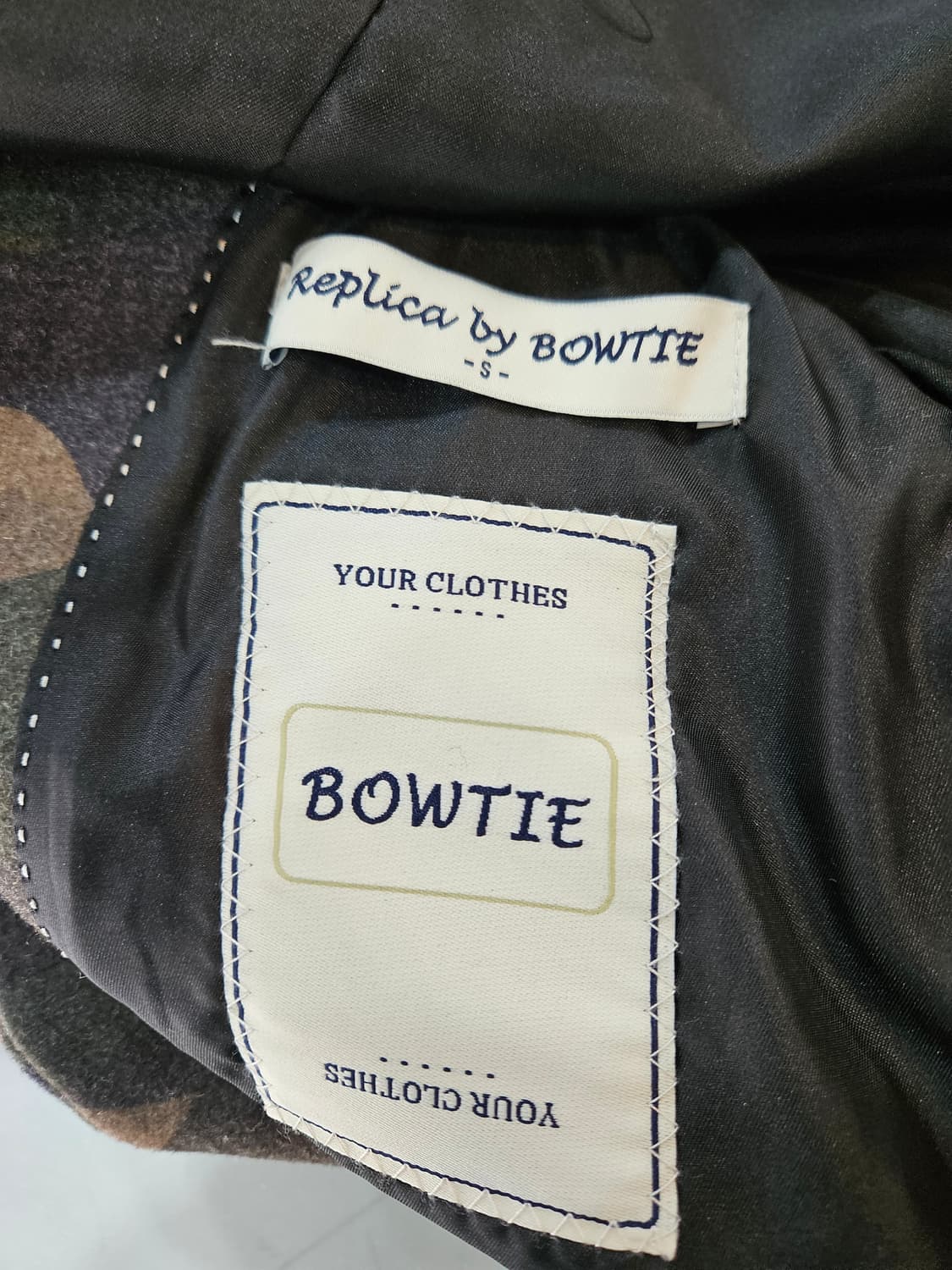 BOWTIE (보우타이) 카모플라주 울 코트 – 상세 분석
 상품이미지3