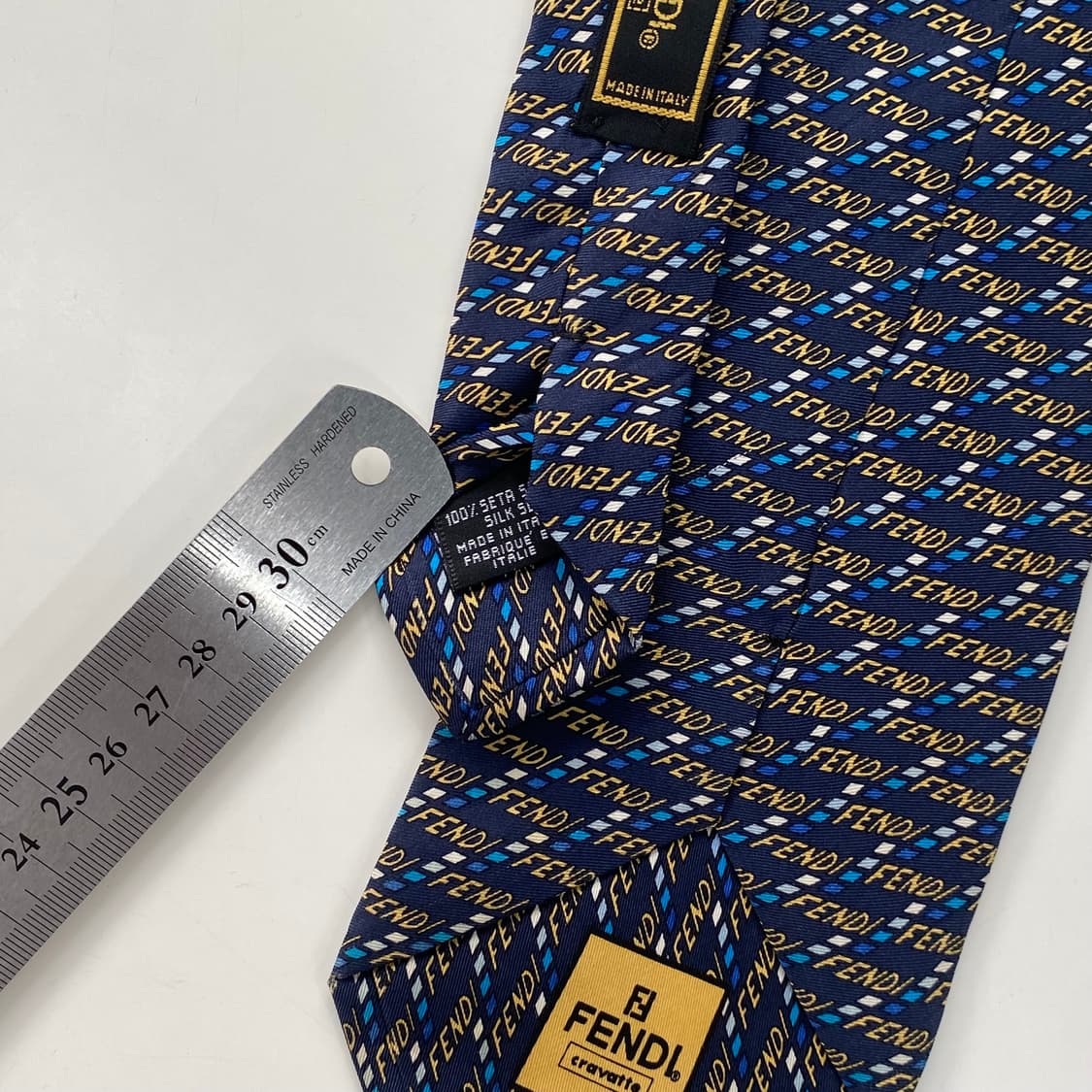 펜디 (FENDI) 영문 모노그램 정품 명품 넥타이 상품이미지5