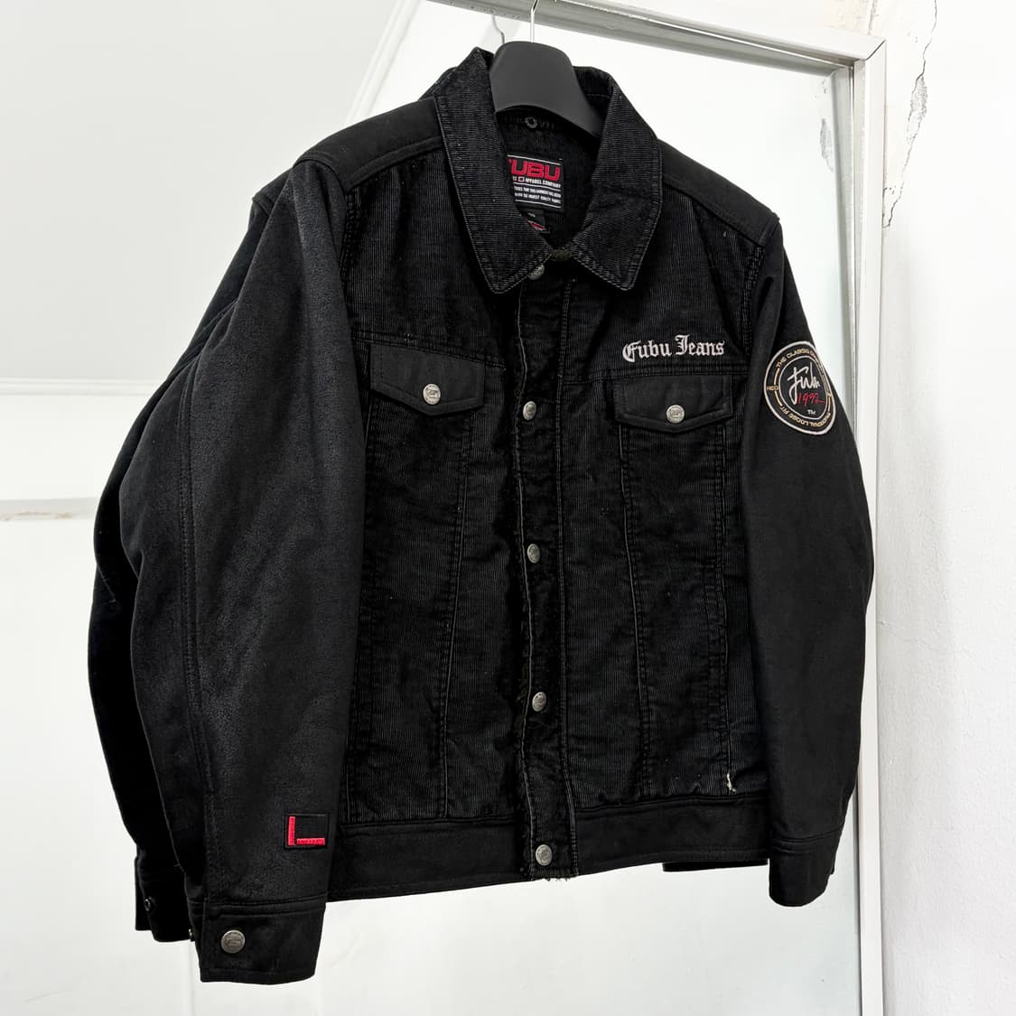 후부 스웨이드암 쉐르파 트러커 자켓 상품이미지1