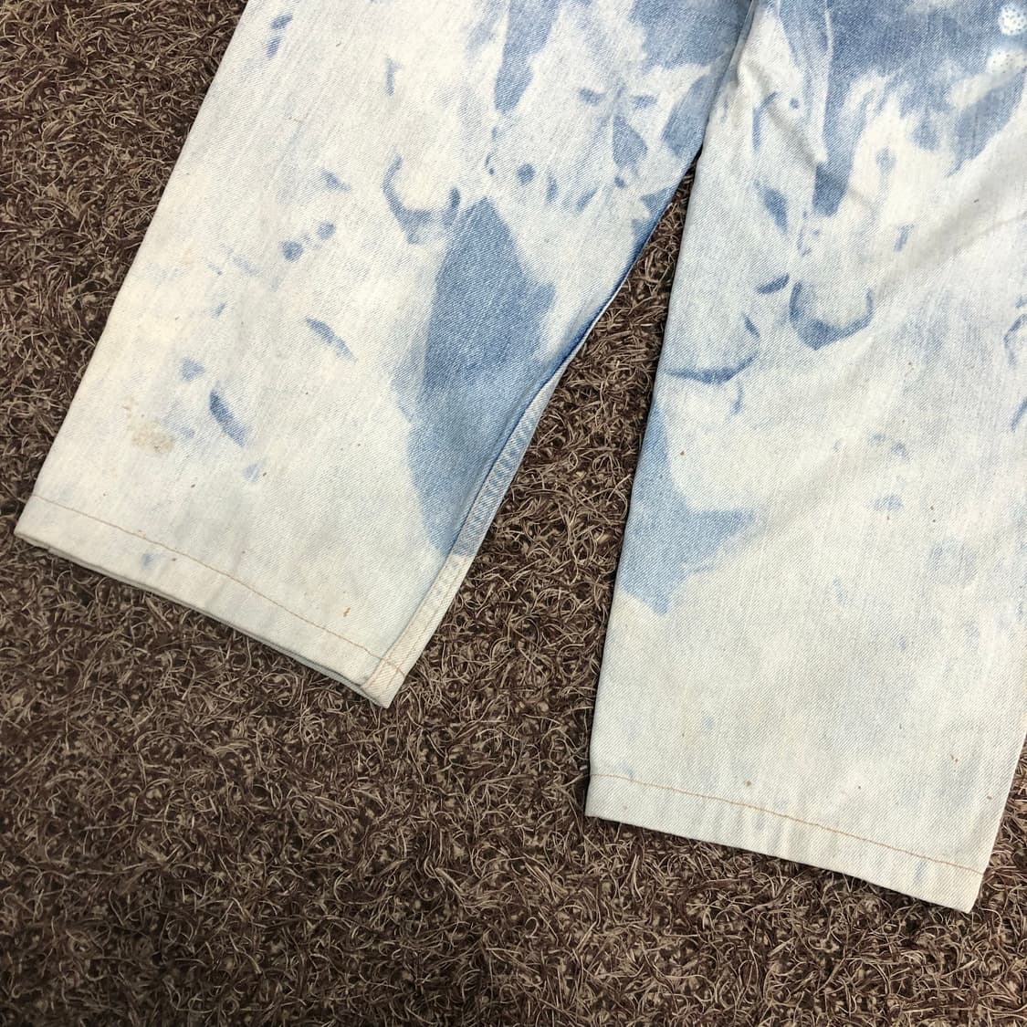 게스 90s USA 타이다이 블리치 워싱 데님 팬츠  상품이미지7