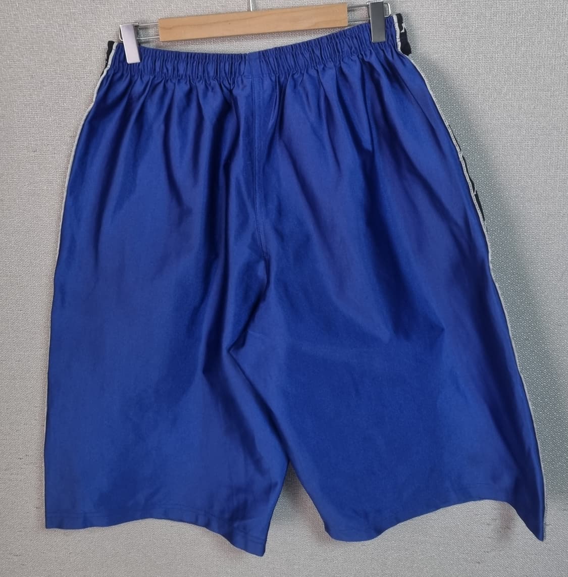 L (100) 카파 올드스쿨 빈티지 블루 유광 사이드테잎 반바지 상품이미지2
