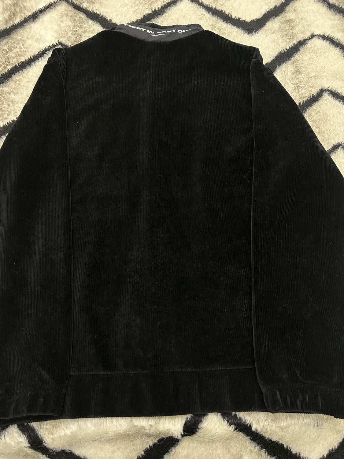 [M]오닐 코듀로이 집업 져지/블랙 상품이미지5