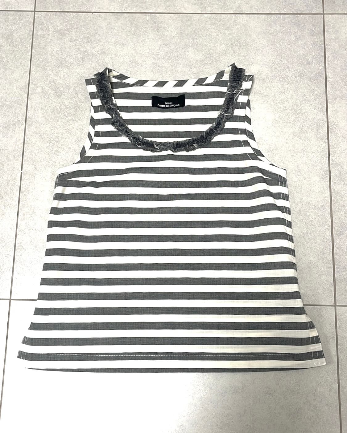 COMME des Garcons stripe sleeveless 상품이미지1