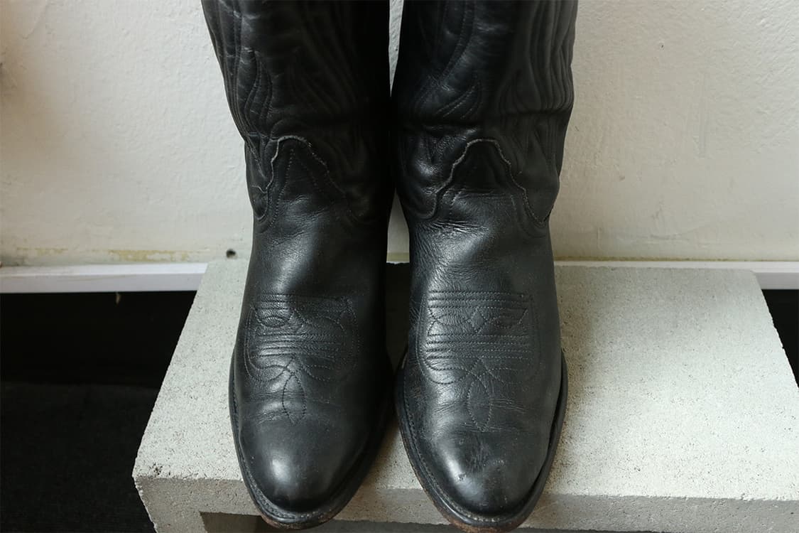 프라이 블랙 웨스턴 부츠 상품이미지5