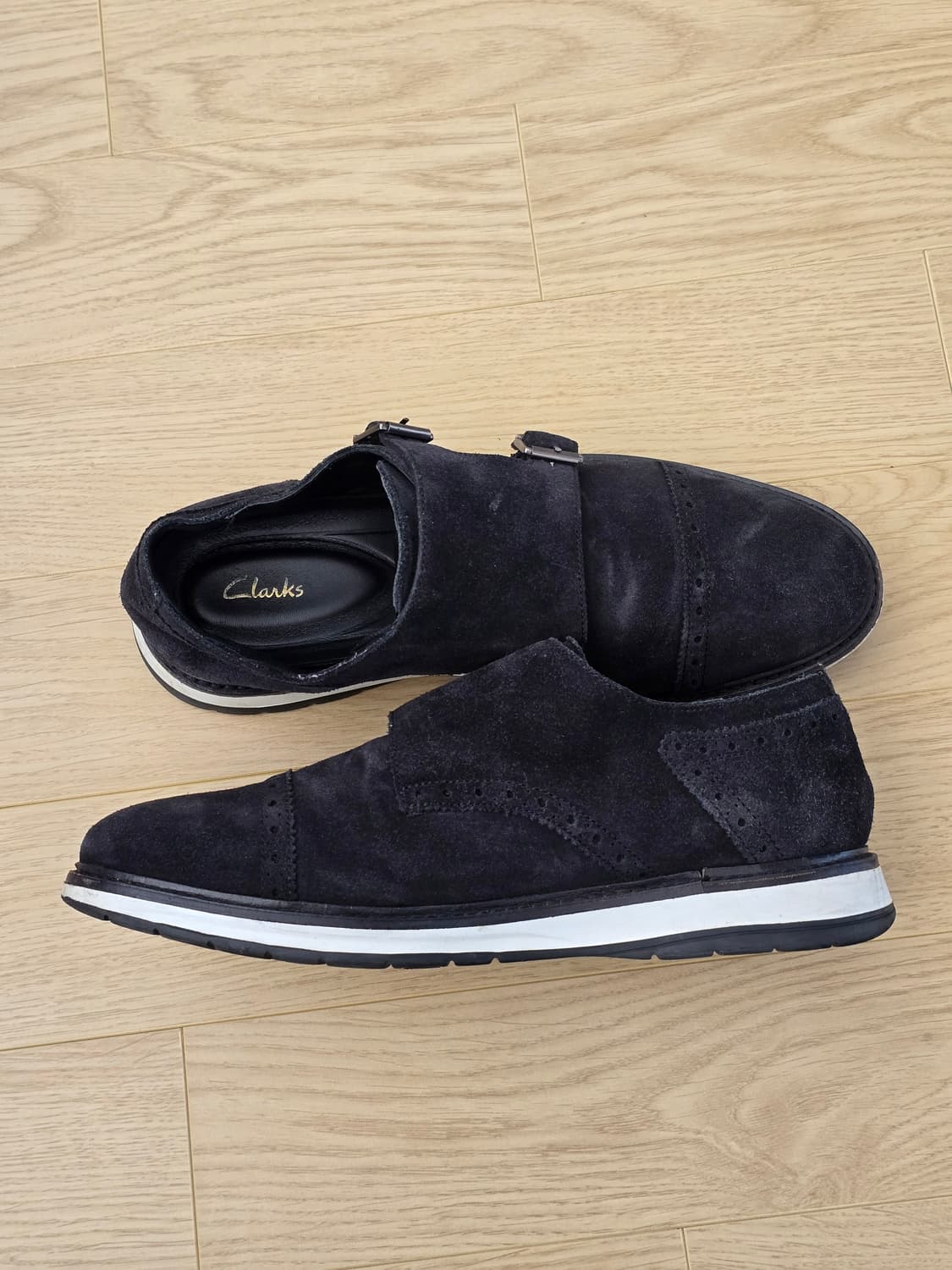 Clarks 클락스 챈트리 몽크 스웨이드 슈즈 245 상품이미지4