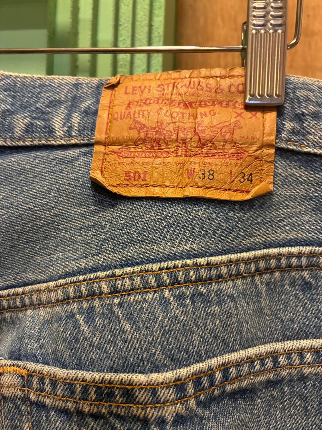 90s Levis 501 Denim Pants Made in USA 상품이미지6