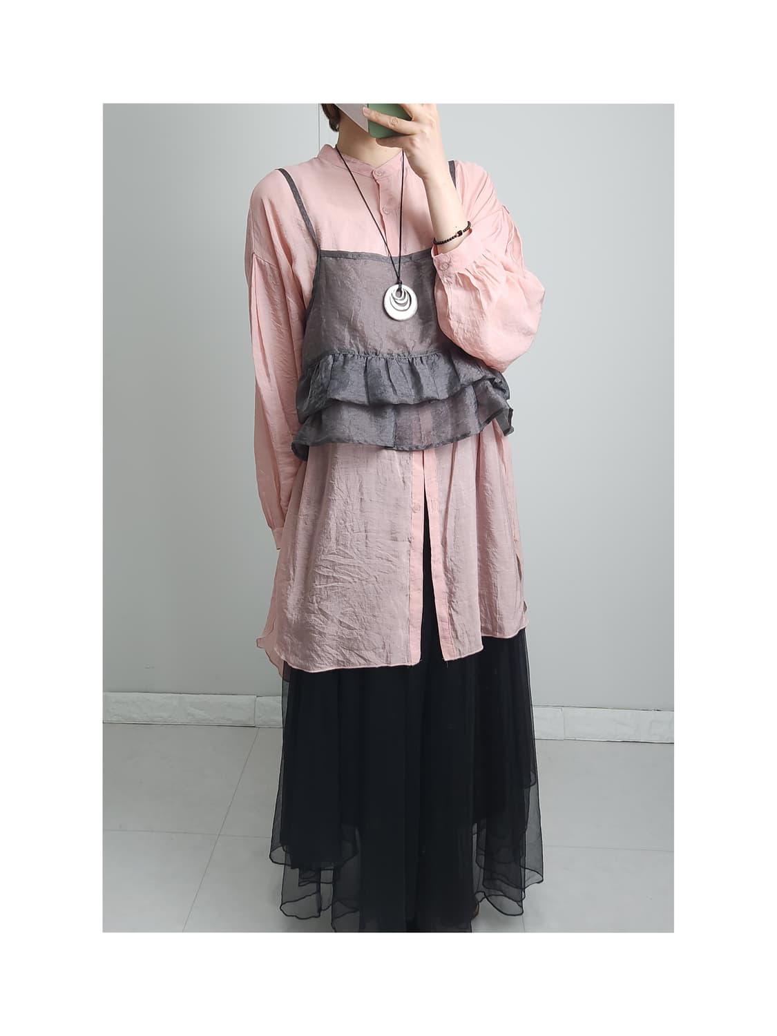 프릴 쉬어 뷔스티에 상품이미지1