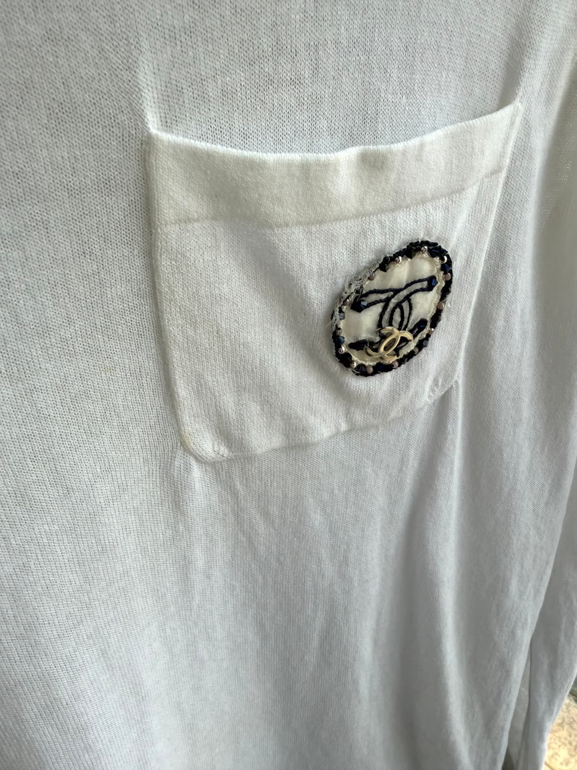 38/ 샤넬 05AW 비즈로고 슬리브 긴팔 상품이미지5