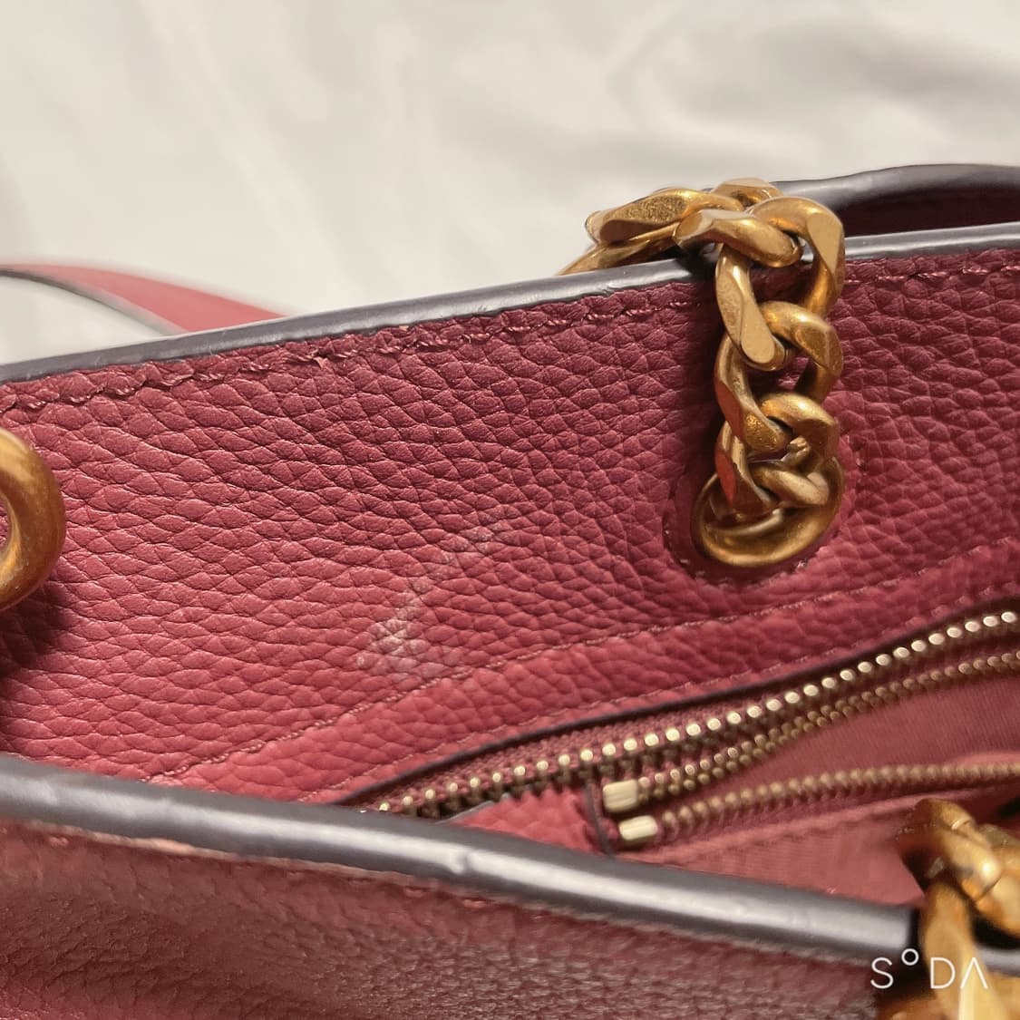 토리버치 숄더 크로스백 버건디 상품이미지9