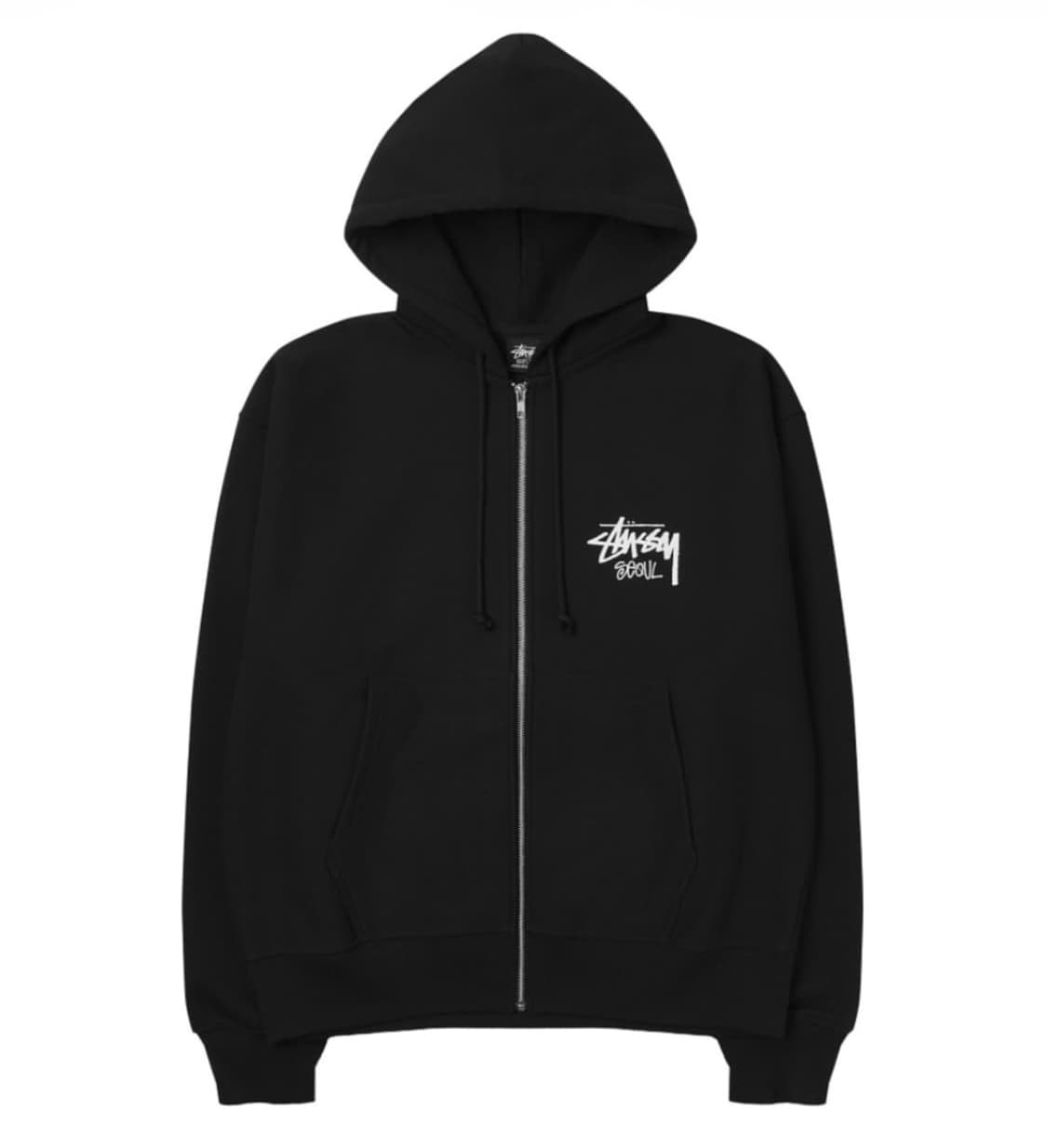 스투시 서울 후드집업 L  상품이미지1