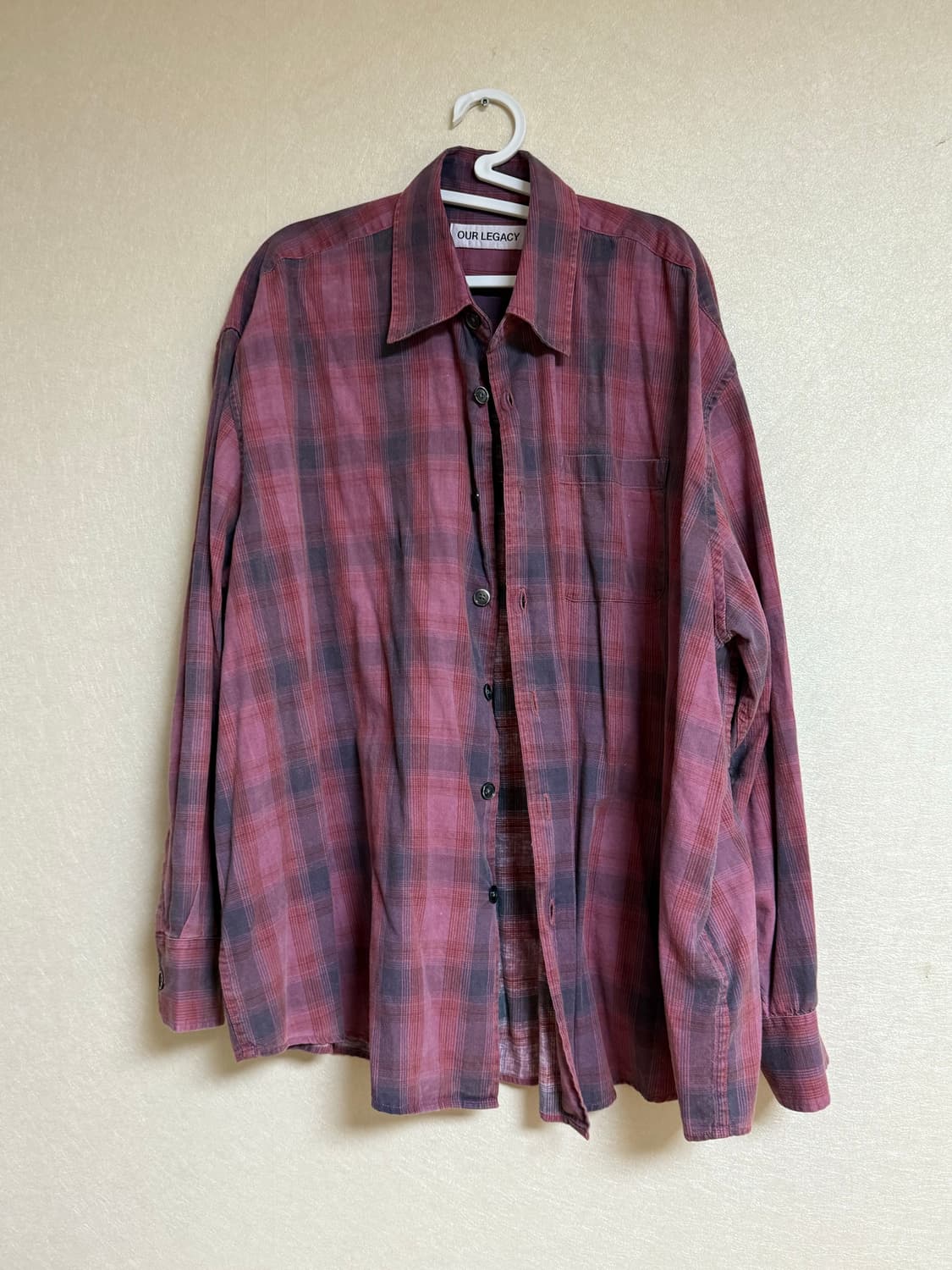 아워레가시 보로우드 플란넬 셔츠 48 상품이미지1