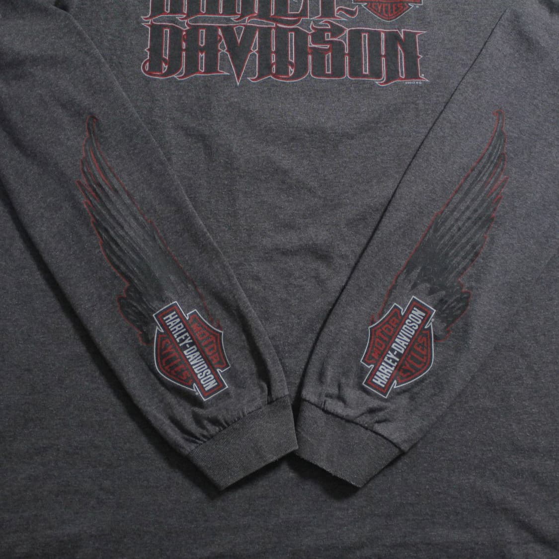 Harley-Davidson 할리 데이비슨 Red Deer 롱 슬리브 상품이미지4