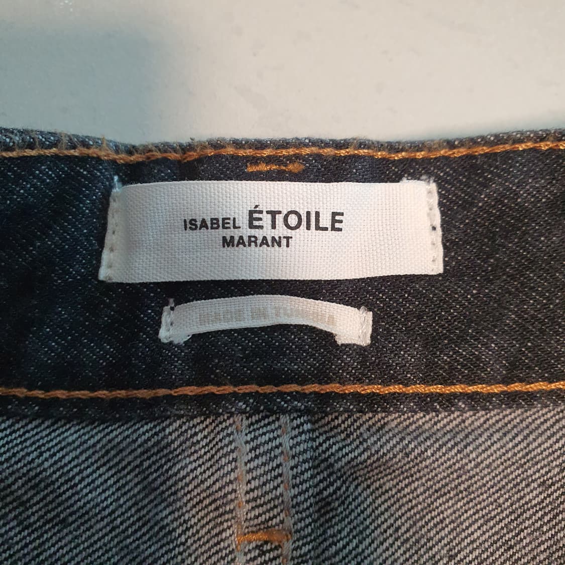 이자벨마랑 하이 라이즈 테이퍼드진 상품이미지7