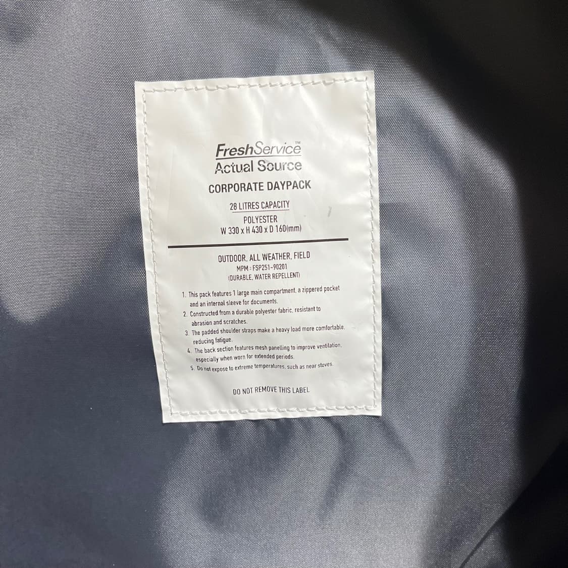 Fresh Service ASxFS 데이팩(28L) 상품이미지6
