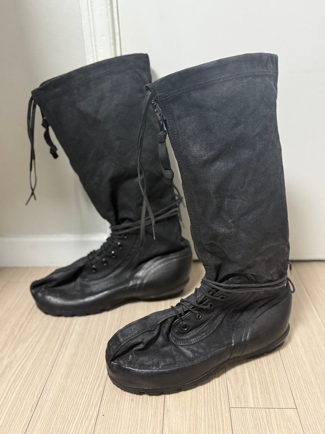 조슈아자말이 신은 밀리터리 설상화 롱 부츠 블랙버전 상품이미지7