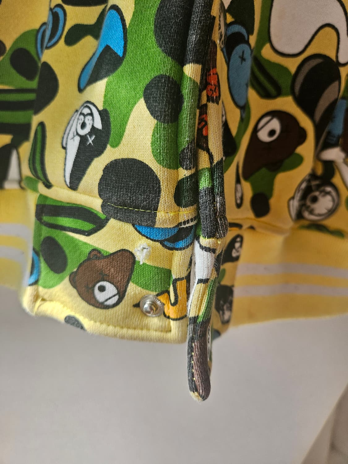 베이비마일로 옐로우 캐릭터 코튼 블루종 자켓 상품이미지5