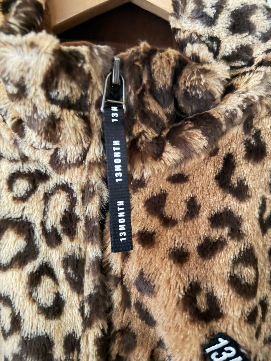 13months 써틴먼스 레오파드 플리스 자켓 M 상품이미지6