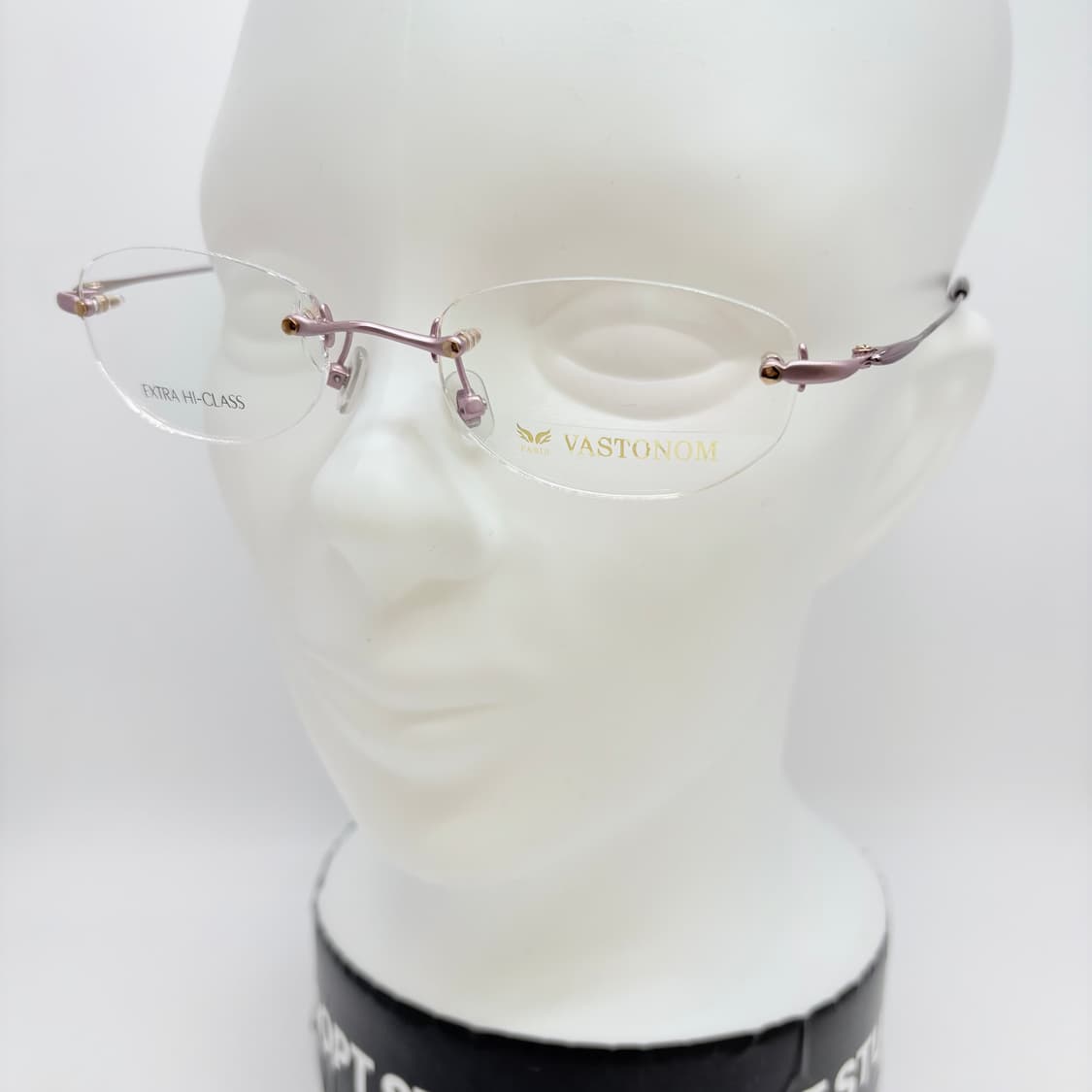 VASTONOM 티타늄 핑크 오벌 무테 상품이미지7
