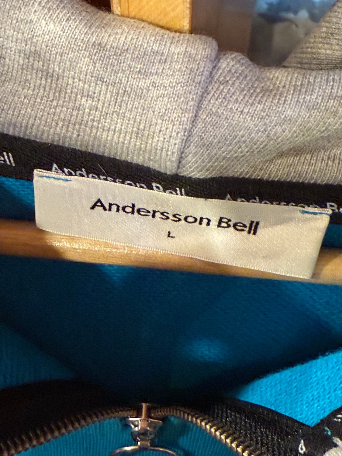 앤더슨벨 마린 반집업 후드티 상품이미지2