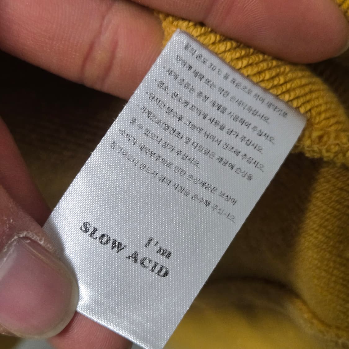 슬로우애시드 부클 후드티 / 남성 후드티/여성 후드티  상품이미지4