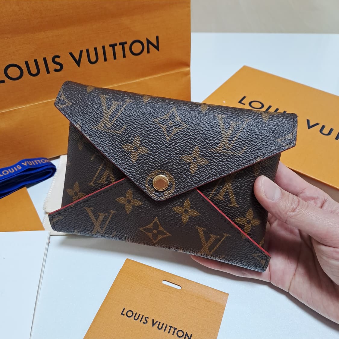 [100%정품/풀세트] 루이비통 키리가미 중 사이즈, 루이비통클러치 상품이미지2