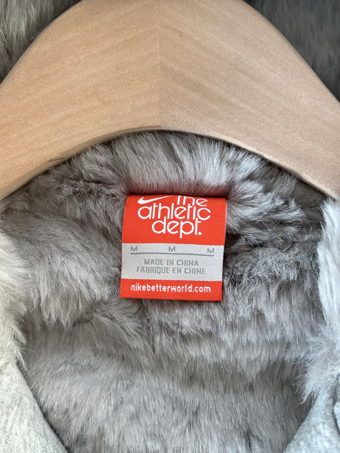 Nike 나이키 퍼안감 그레이컬러 후드집업 상품이미지4