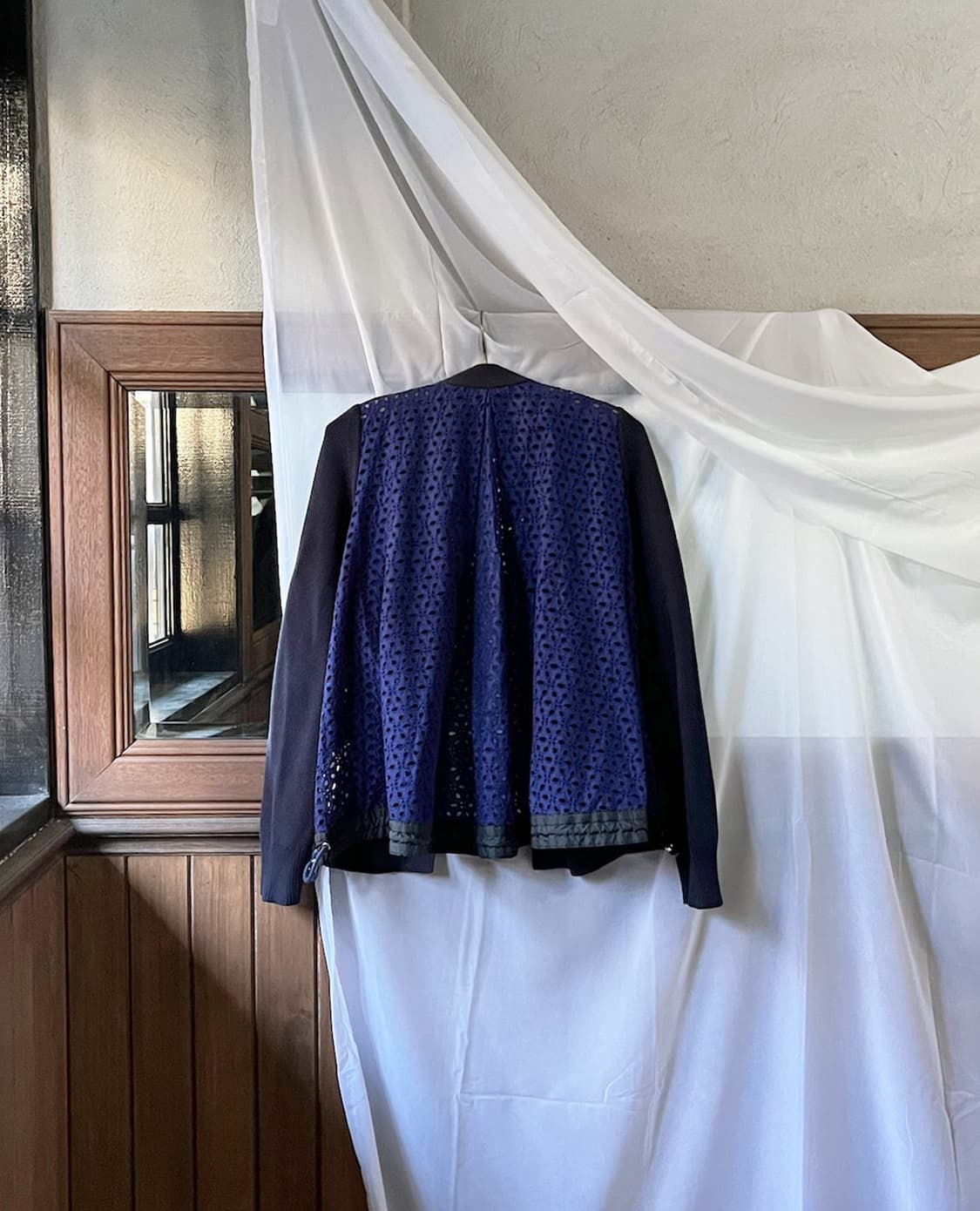 SACAI hole lace string cardigan 상품이미지8