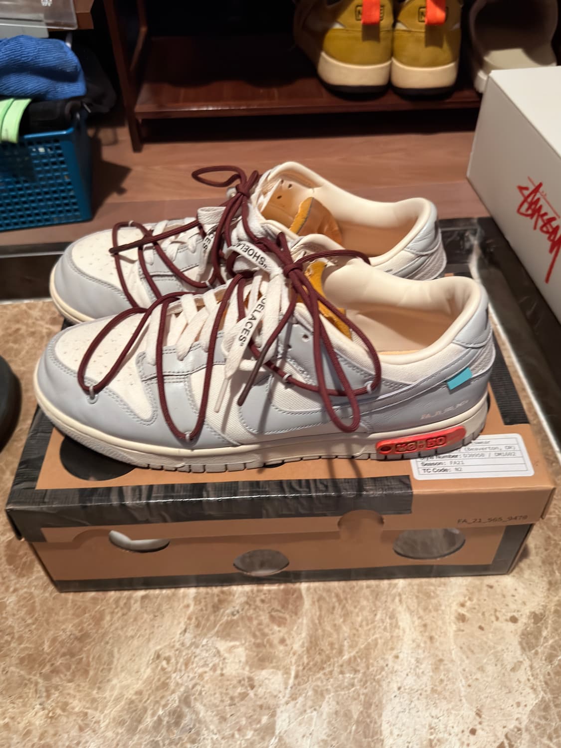 [290] 오프화이트 나이키 덩크 상품이미지1