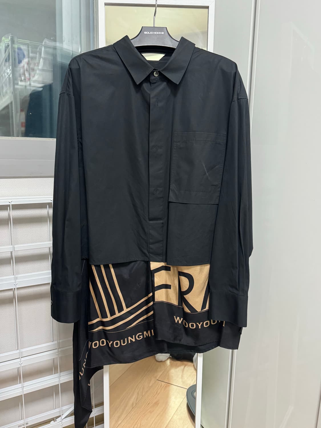 [46] 우영미 스카프 레이어링 셔츠  상품이미지1