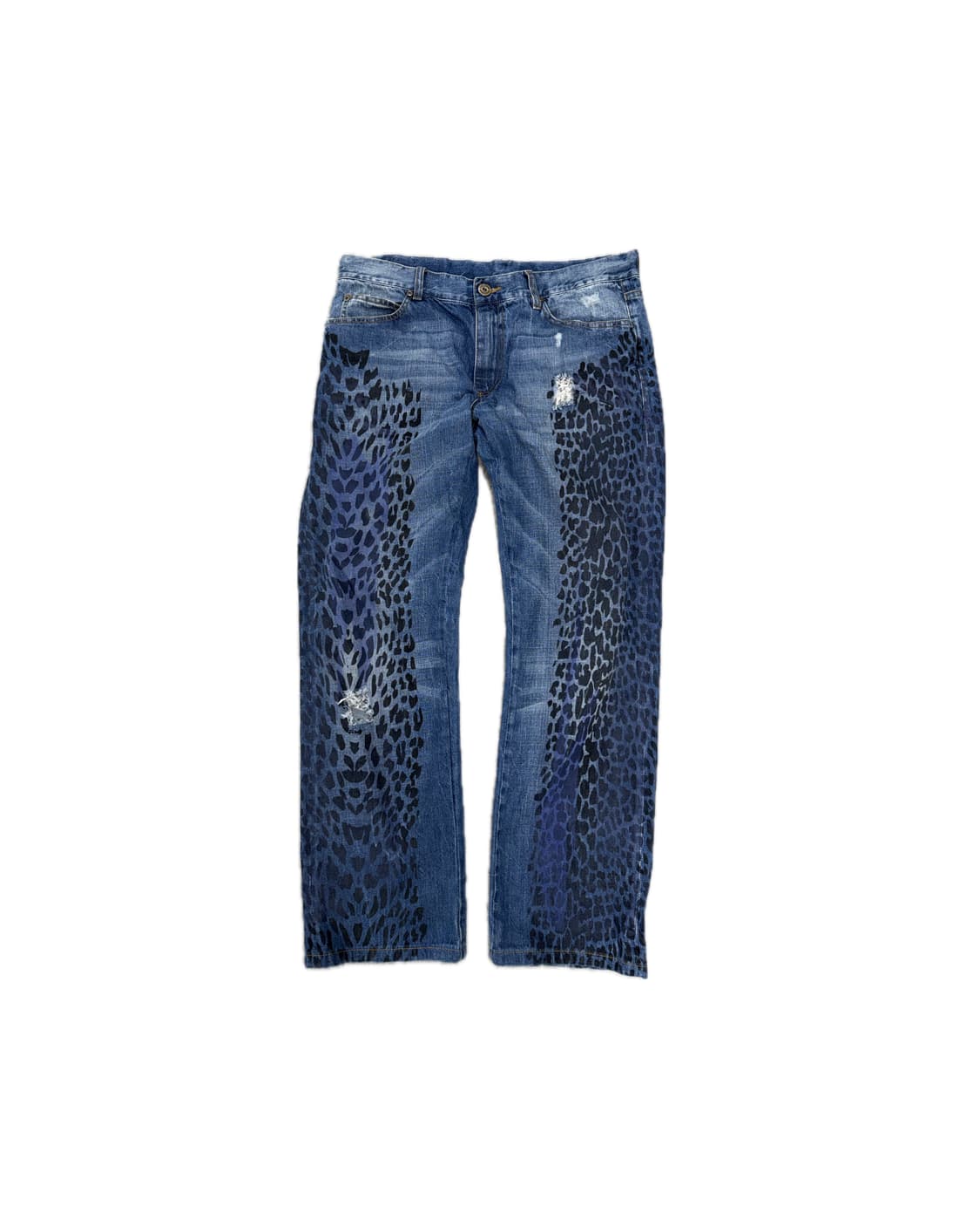Roberto Cavalli leopard denim pants 상품이미지1