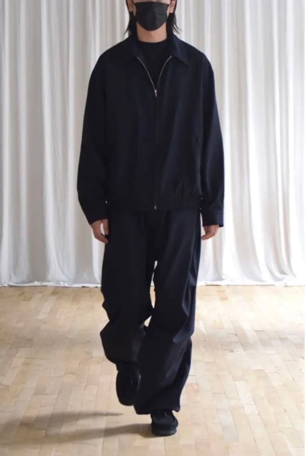 코모리 스윙탑 니턱팬츠 셋업 상품이미지1