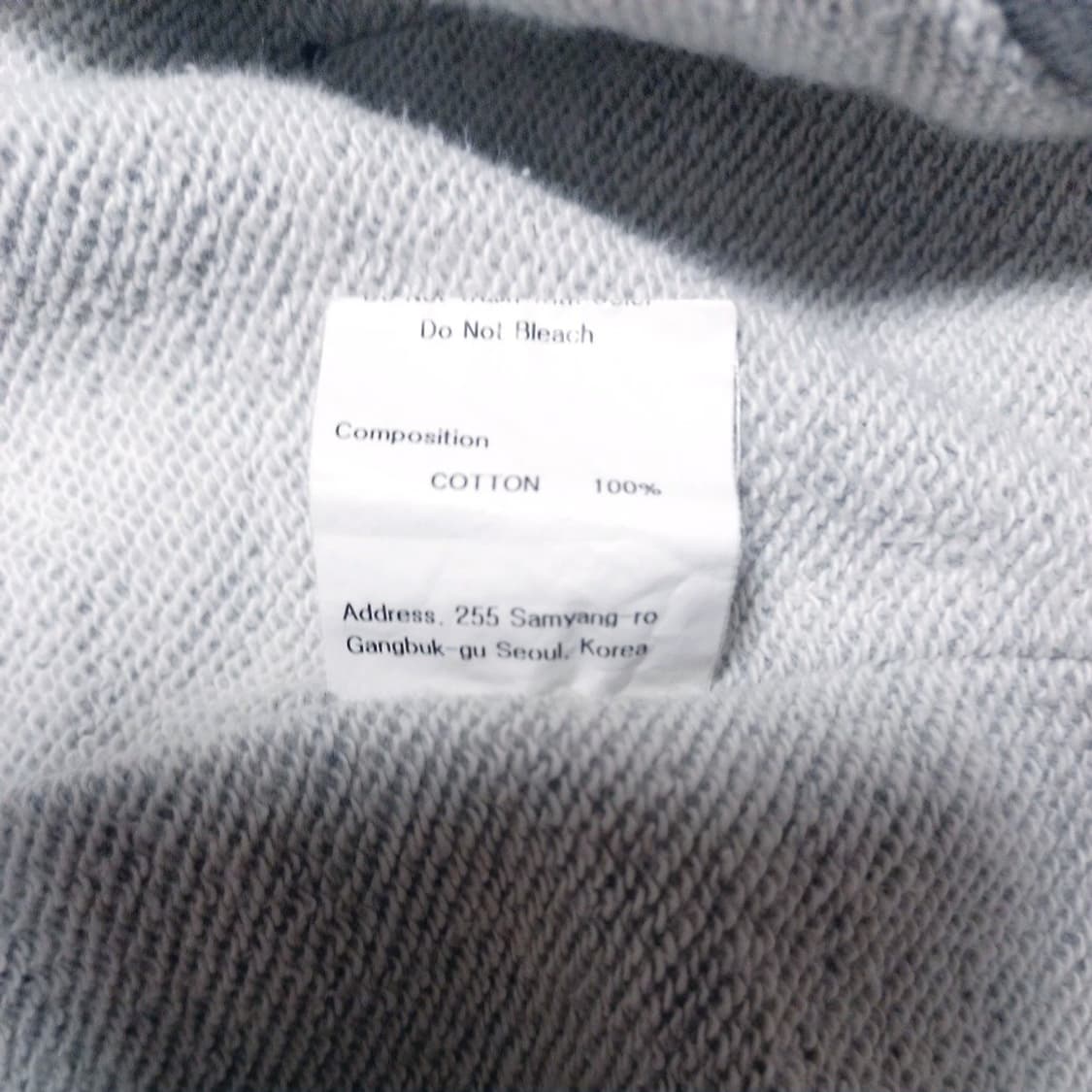 💥매스노운 드롭숄더 후드 그레이 (L)
 상품이미지10