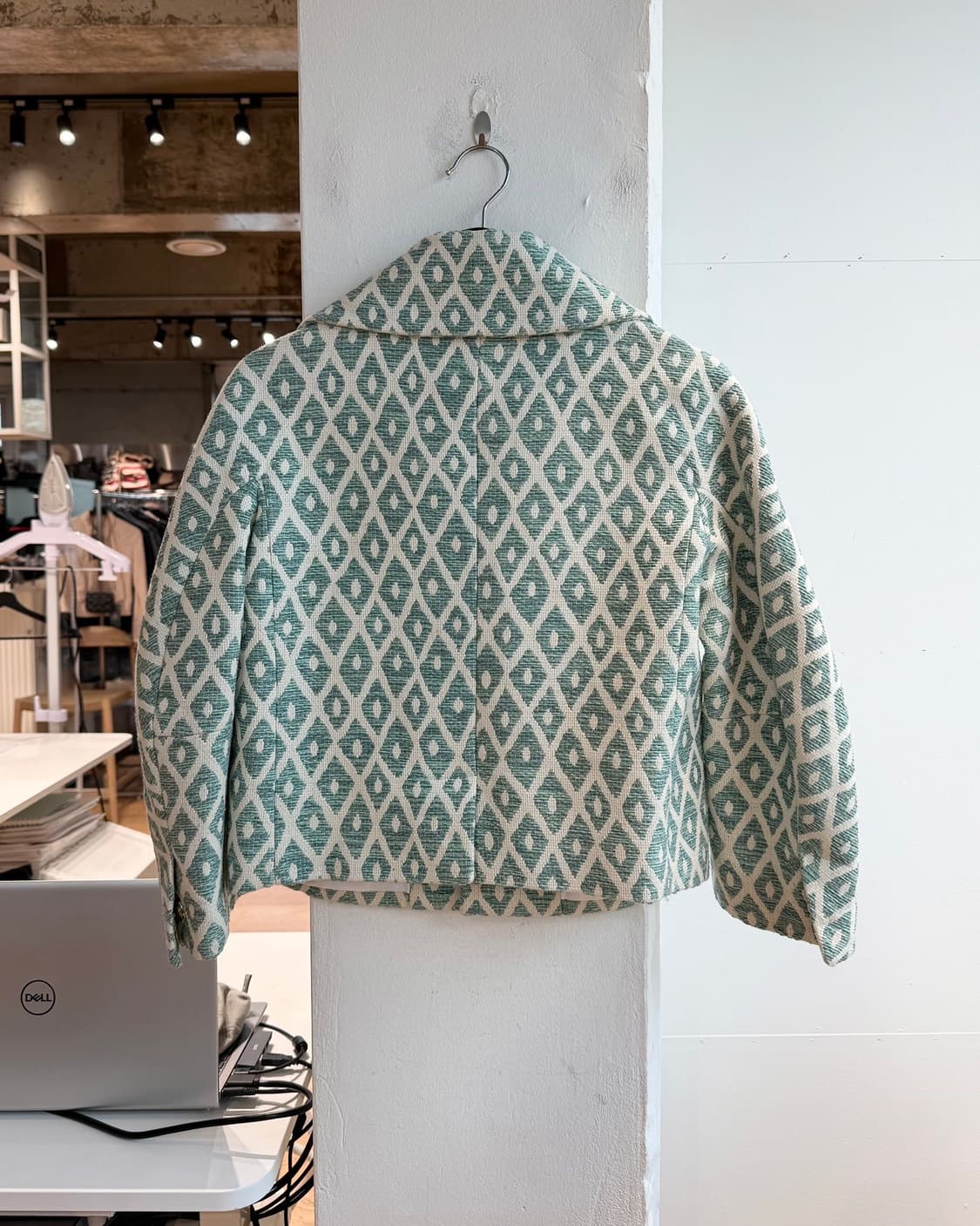 디스퀘어드2 그린 패턴 크롭 자켓  상품이미지7