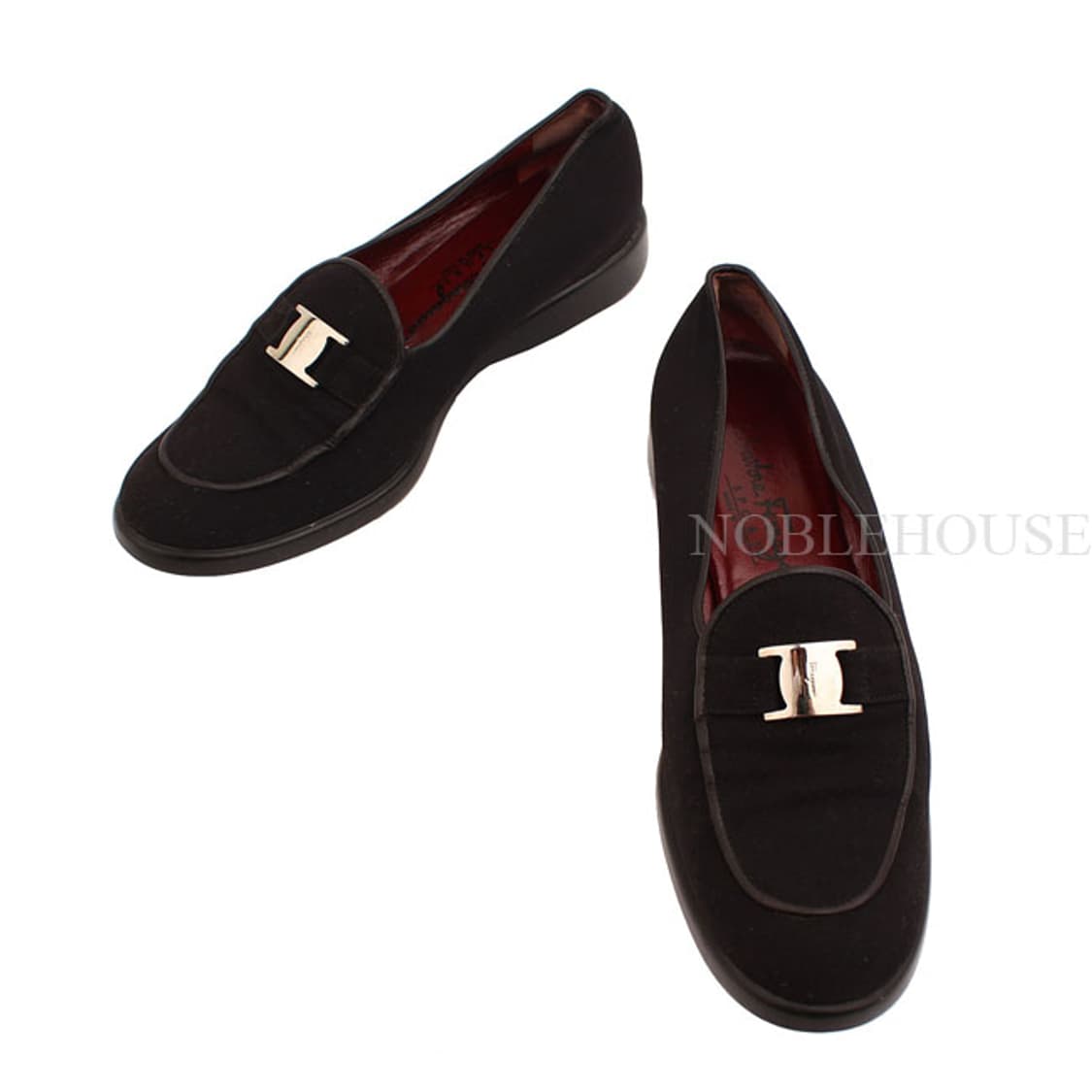 페라가모 블랙 은장로고 로퍼 7 1/2 상품이미지1